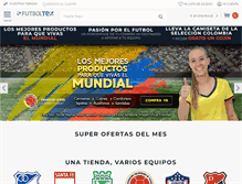 Tablet Screenshot of futboltex.com